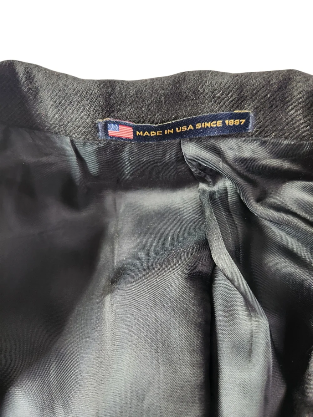 Hart Schaffner Marx Gold Trumpeter 43R 100% Cashmere Blazer Colombo Italy USA